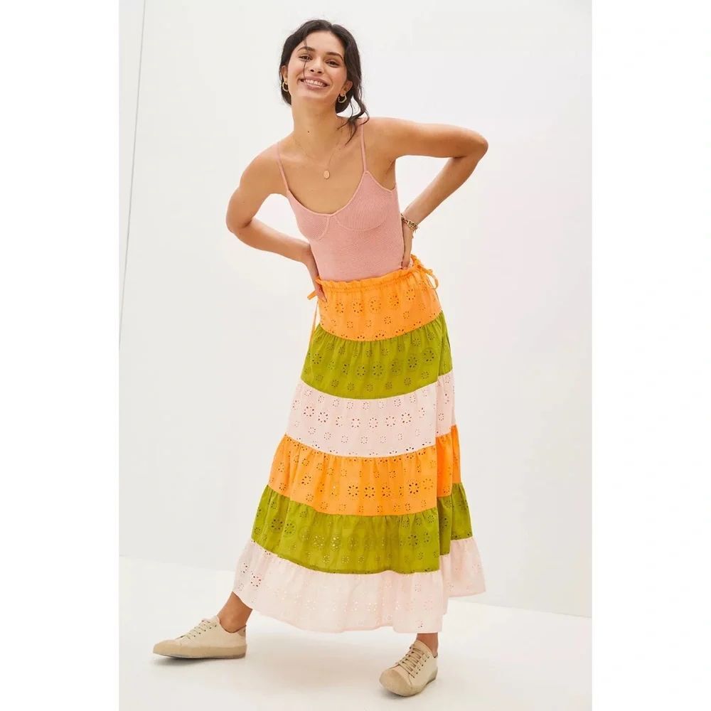 Anthropologie Hutch Fantine Maxi Skirt